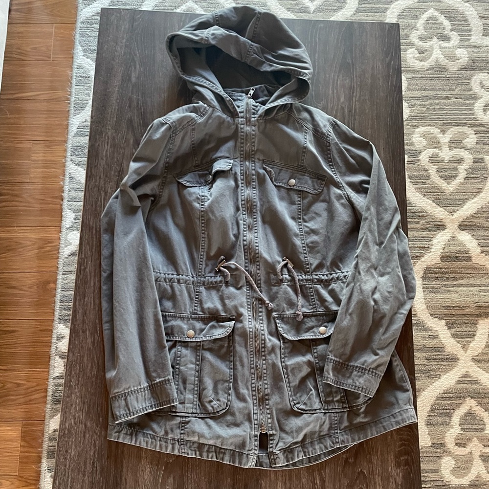 Gray fall:spring jacket